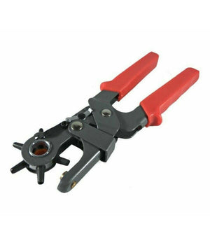 Pinza Fustellatrice Per Cinture Buchi Fori Cintura Cuoio Pelle Testa Girevole         