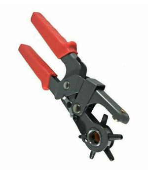Pinza Fustellatrice Per Cinture Buchi Fori Cintura Cuoio Pelle Testa Girevole         