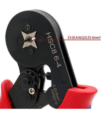 Pinza Hsc8 6-4 Mini Strumenti Di Pinzatura Auto Registrabili Per Cavo 0,25-6,0mmÂ²         