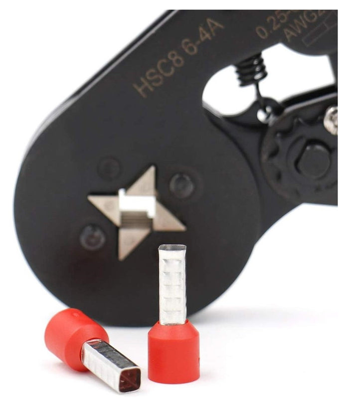 Pinza Hsc8 6-4 Mini Strumenti Di Pinzatura Auto Registrabili Per Cavo 0,25-6,0mmÂ²         