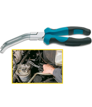 Pinza Lunga Per Candele Di Accensione Curva Per Officina Meccanico Auto         