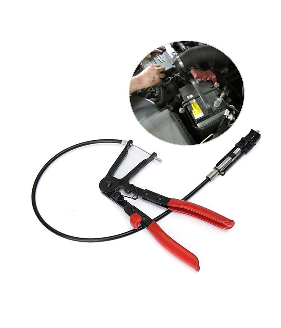 Pinza Per Fascette Manicotti Auto Moto Con Cavo Flex Bowden Stringitubo         