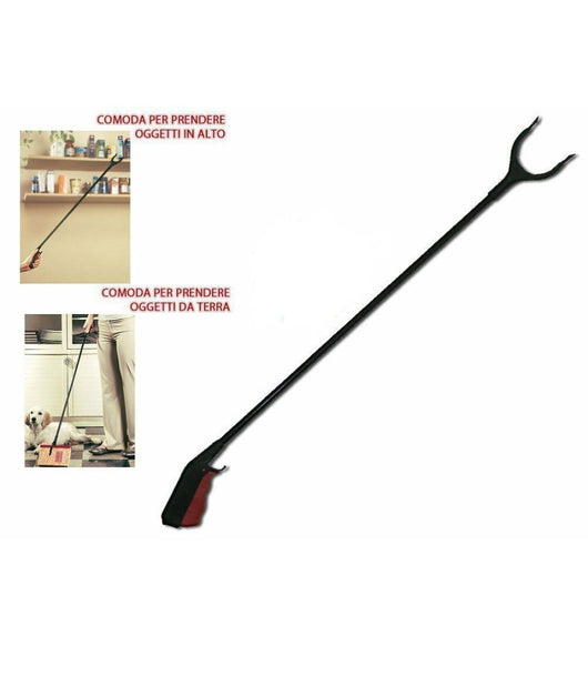 Pinza Prenditutto Multiuso Braccio Raccogli Carte Rifiuti Casa Giardino 80cm 70611         