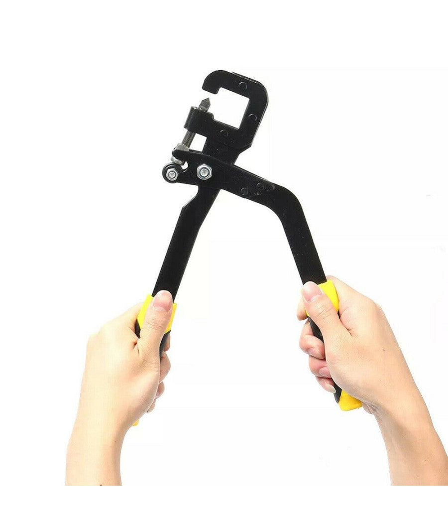 Pinza Punzonatrice Per Strutture Cartongesso Punzoni Fori Fissa Hrc61         