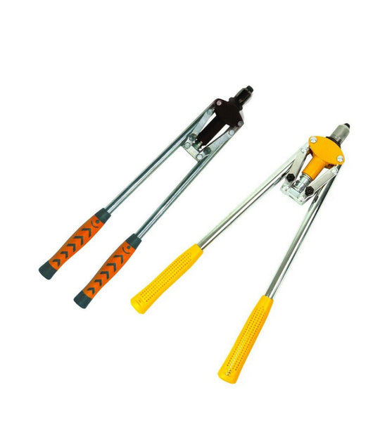 Pinza Rivettatrice Doppio Manico Con Aste Lunghe 17" Rivetti Da 3.2 4.0 4.8         