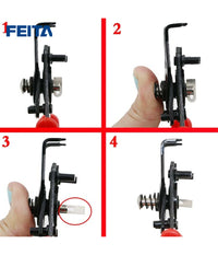 Pinza Seeger Per Fermi Apri Anelli Elastici Interni Esterni Kit Set 4 Teste         