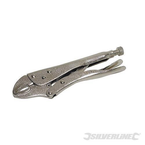 Pinza Silverline autobloccante grip morsetto morsa 220mm in acciaio