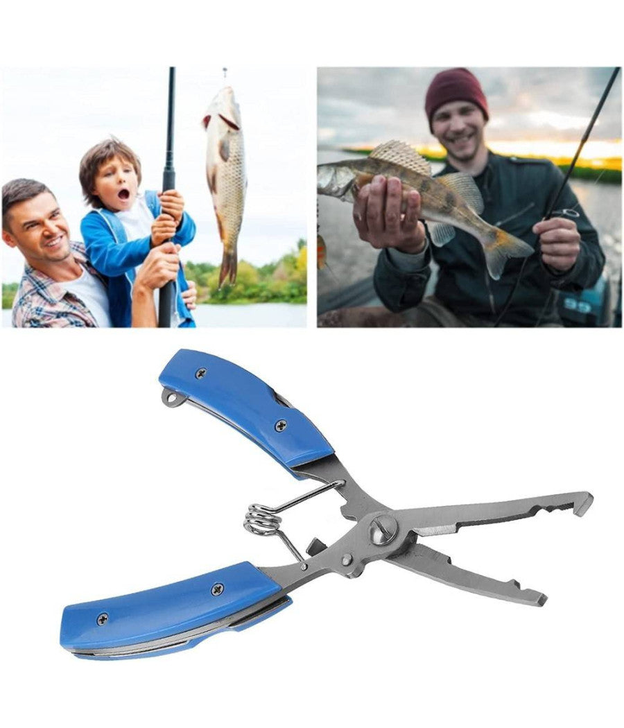 Pinze Da Pesca Coltello Forbice Multifunzionale Pescatore Mare Fiume         