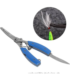 Pinze Da Pesca Coltello Forbice Multifunzionale Pescatore Mare Fiume         