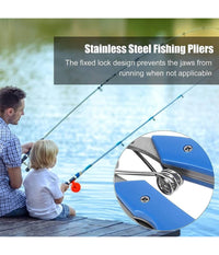 Pinze Da Pesca Coltello Forbice Multifunzionale Pescatore Mare Fiume         