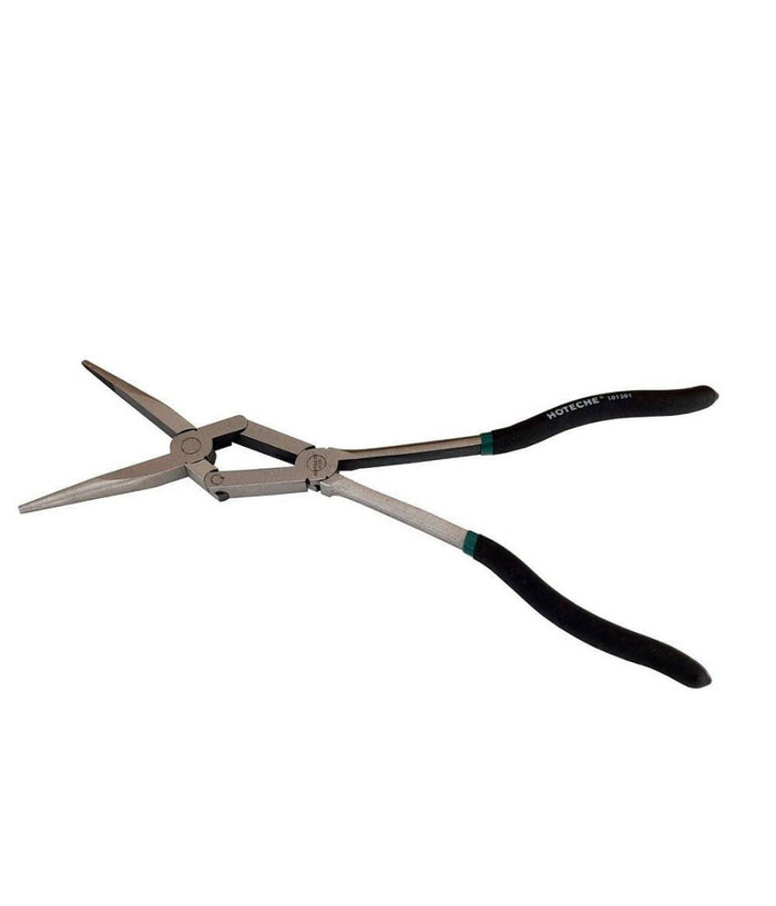 Pinze Extra Lunghe 13'' Becco Dritto A Doppio Snodo Per Valvole Molle 101501         