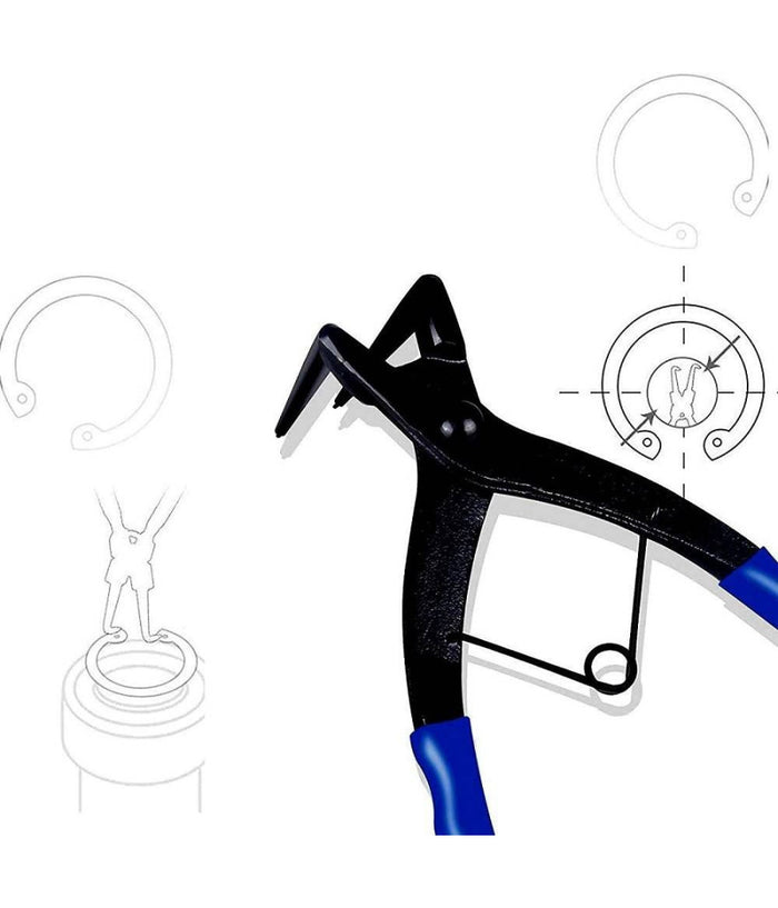 Pinze Per Anelli Di Sicurezza A Punte Piegate Pinza Seeger 90° Gradi 19508         