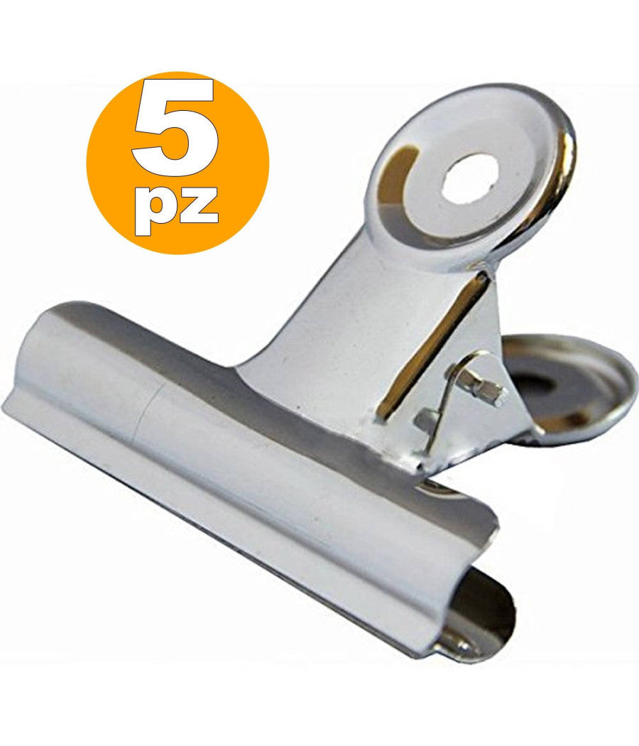 Pinze Pinza 7,5cm Molletta Blocca Documenti Carta Clip Chiudi Sacchetto Alimenti         