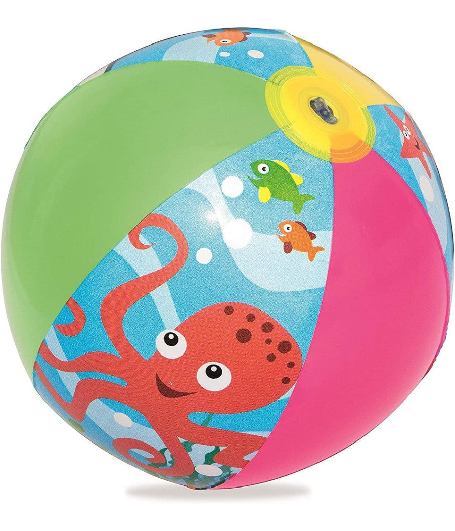 Trade Shop - Piscina 2 Anelli Per Bambini Barriera Corallina 122x20cm Palla Salvagente 51124 -