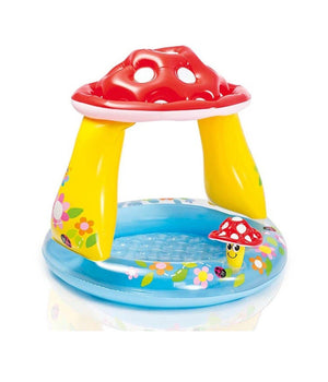Piscina Baby Fungo Parasole Gioco Gonfiabile Rotonda Per Bambini 102x89hcm 57114         