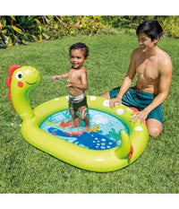 Piscina Baby Gonfiabile Per Bambini Dinosauro 119 X 109 X 66cm 68lt Estate 58437         
