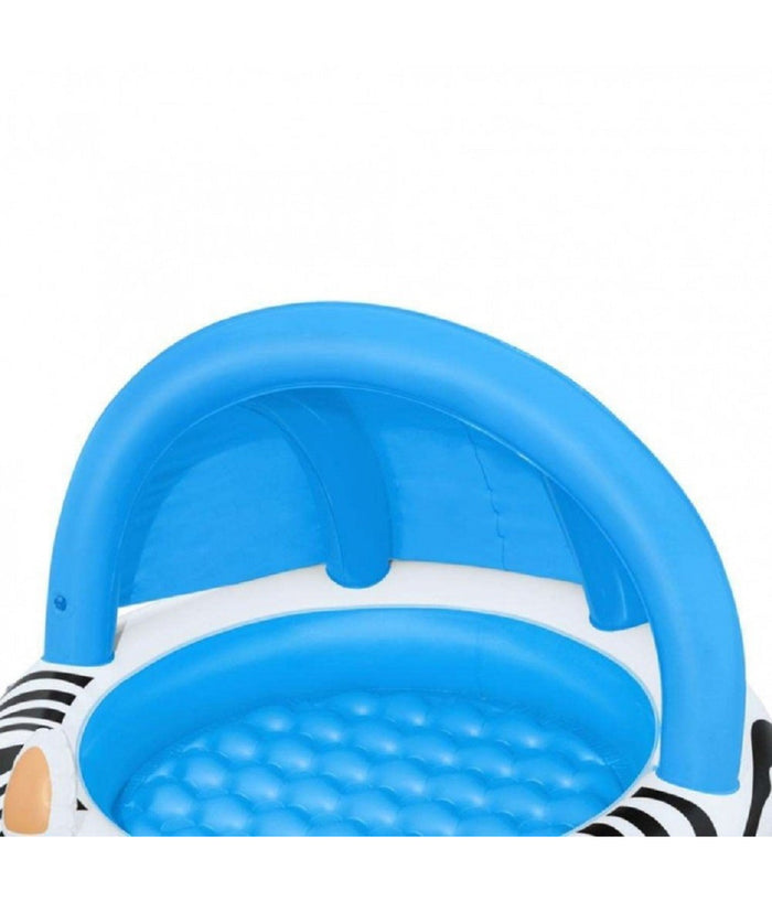 Trade Shop - Piscina Con Fondo Gonfiabile Safari Con Protezione Raggi Uv 97x66cm Bambini 52559 -
