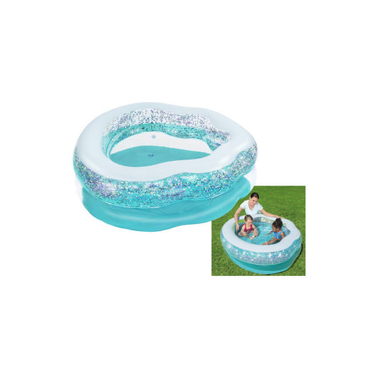 Piscina conchiglia Sparkle Shell Bestway 150×127×43 cm – Glitterata bimbi 3+