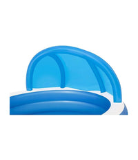 Piscina Familiare 241x241x140 Cm Gonfiabile Rotonda Con Tettuccio Seduta 54337         