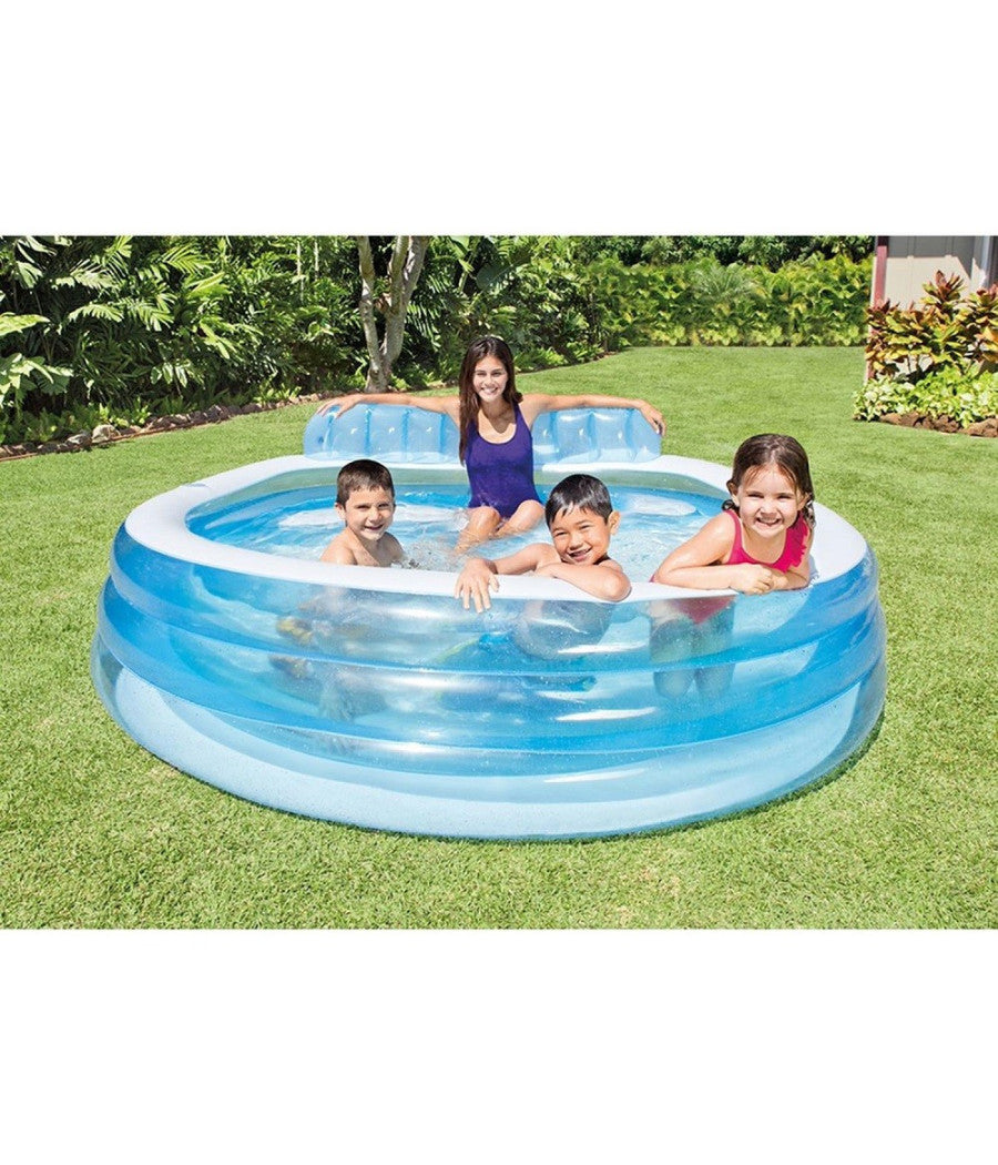 Piscina Family Con Poltrona Swim Center Gonfiabile 229x218x79cm A 3 Anelli 57190         