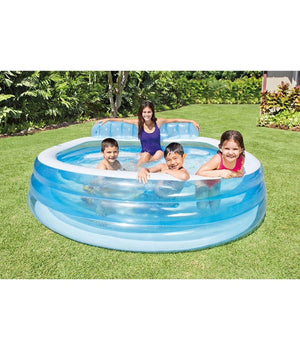 Piscina Family Con Poltrona Swim Center Gonfiabile 229x218x79cm A 3 Anelli 57190         
