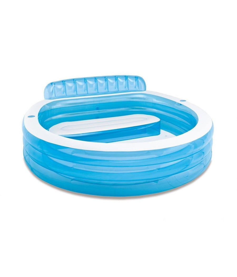 Piscina Family Con Poltrona Swim Center Gonfiabile 229x218x79cm A 3 Anelli 57190         