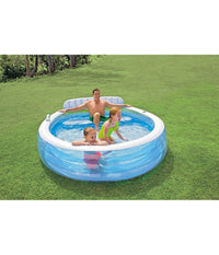 Piscina Family Con Poltrona Swim Center Gonfiabile 229x218x79cm A 3 Anelli 57190         