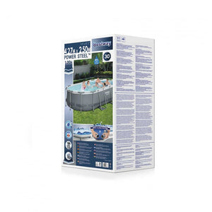 Piscina fuoriterra 427x250x100cm con struttura e pompa a cartuccia Bestway 56620