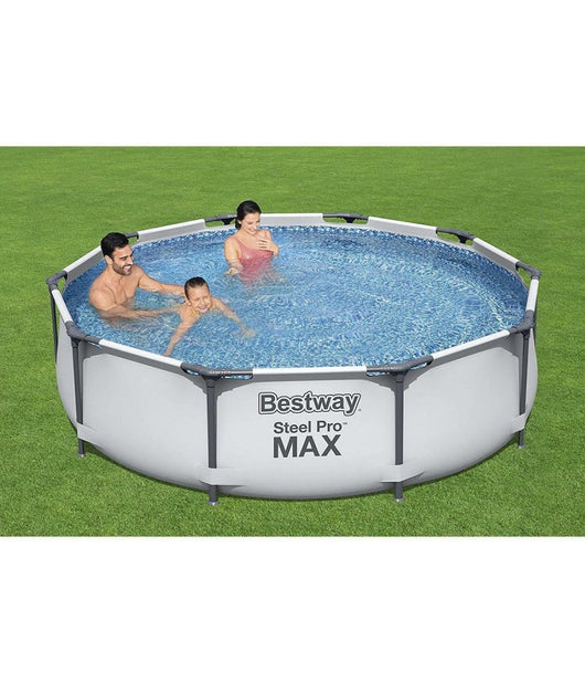 Piscina Fuori Terra Rotonda Steel Pro Max Set 305 X 76 Cm Pompa 1.249 L/h 56408         
