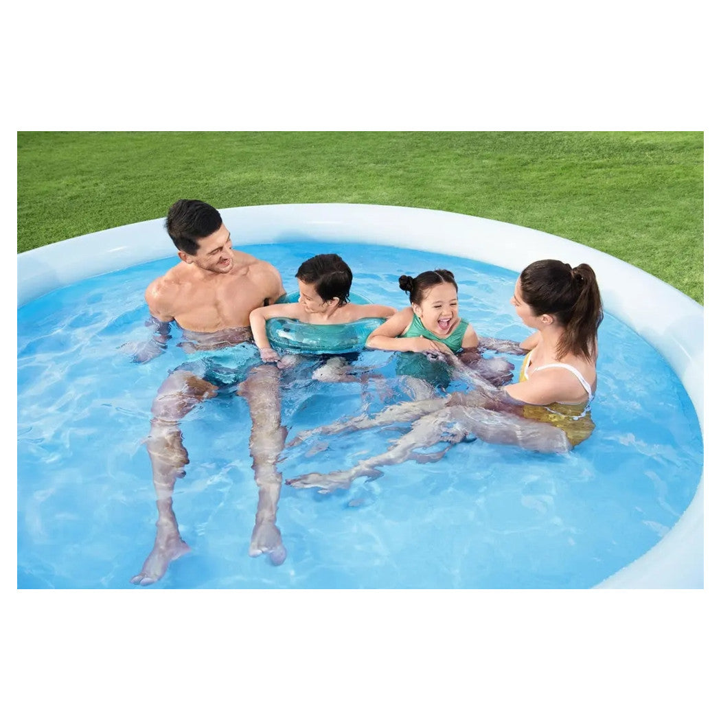 Trade Shop - Piscina Fuori Terra Tonda Gonfiabile Fast Set 305x66cm Con Pompa Filtro Cartuccia 57458 -