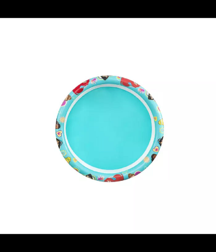 Trade Shop - Piscina Gonfiabile 3 Anelli Princess 122x25cm Per Bambini Giardino Estate 91099 -