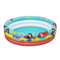 Trade Shop - Piscina Gonfiabile 3 Anelli Princess 122x25cm Per Bambini Giardino Estate 91099 -