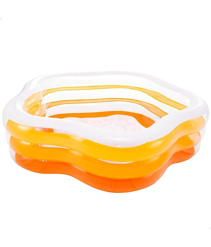 Piscina Gonfiabile A Forma Di Stella 3 Anelli Bambini 185x180x53 Cm Estate 56495         