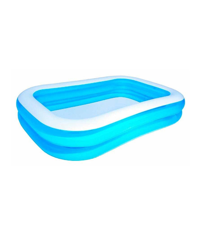 Piscina Gonfiabile Baby Bambino 3 Anelli Gioco Acqua Family 269 X 175 Cm         