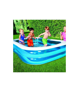 Piscina Gonfiabile Baby Bambino 3 Anelli Gioco Acqua Family 269 X 175 Cm         