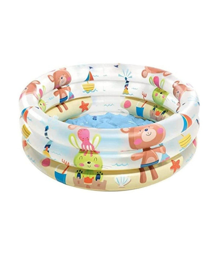Piscina Gonfiabile Baby Pool 3 Anelli 61x22 Cm Per Bambini Estate Giardino 57106         