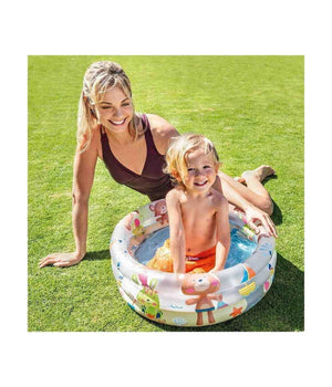 Piscina Gonfiabile Baby Pool 3 Anelli 61x22 Cm Per Bambini Estate Giardino 57106         