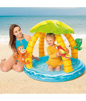 Piscina Gonfiabile Baby Pool Palma 102x86 Cm 45 Lt Bambini 1-3 Anni Estate 58417         