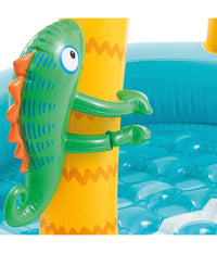 Piscina Gonfiabile Baby Pool Palma 102x86 Cm 45 Lt Bambini 1-3 Anni Estate 58417         