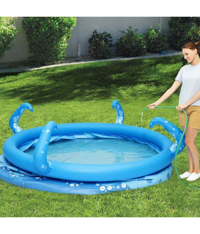 Piscina Gonfiabile Easy Set Octopool 274x76 Cm Con Spruzzatori Fuori Terra 57397         