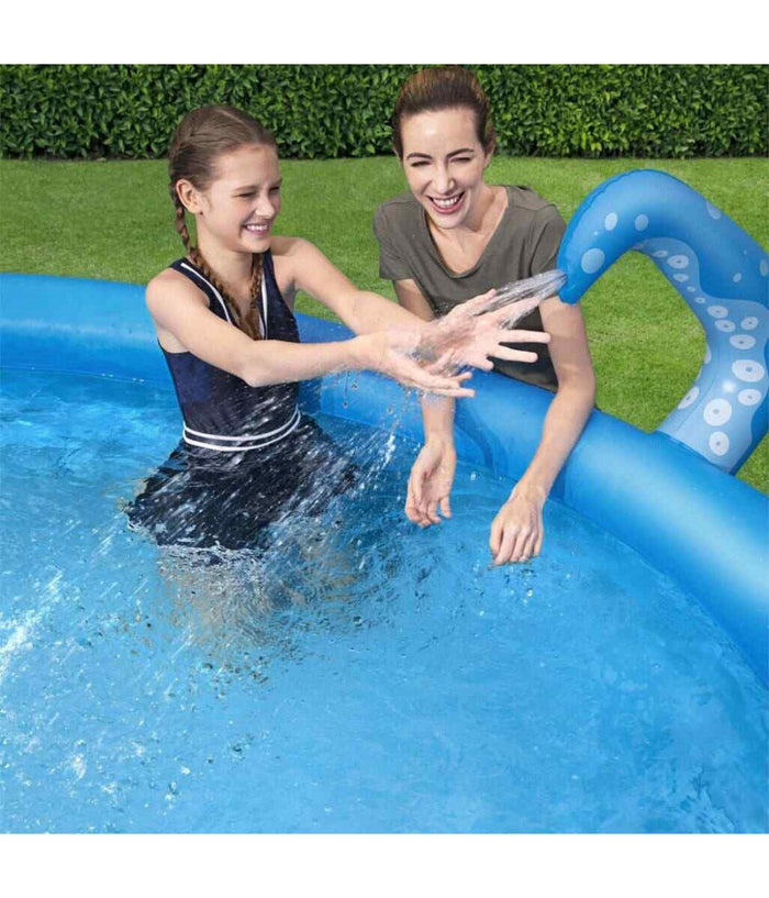 Piscina Gonfiabile Easy Set Octopool 274x76 Cm Con Spruzzatori Fuori Terra 57397         