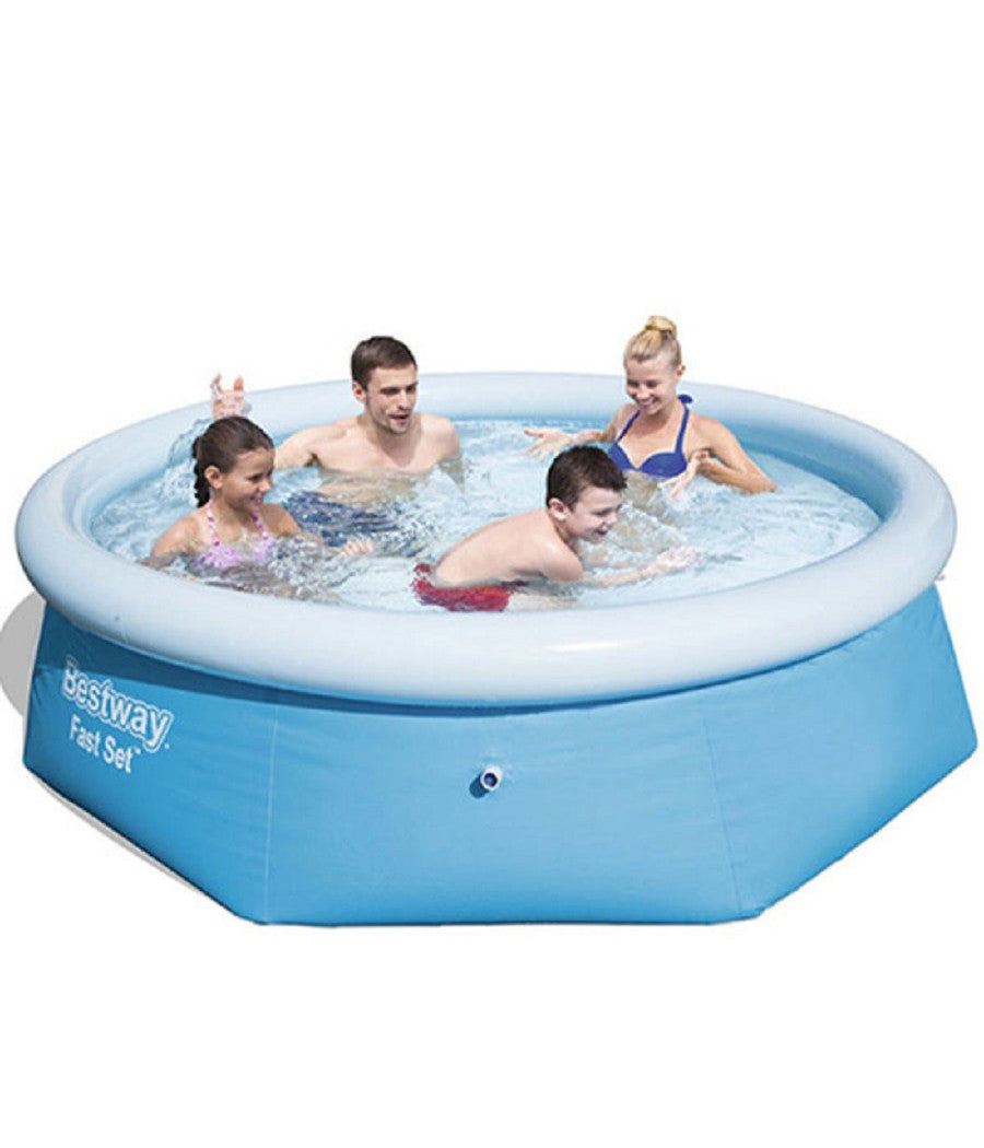 Piscina Gonfiabile Fast Set à¸244x61cm Rotonda Per Famiglie Giardino Estate 57448         