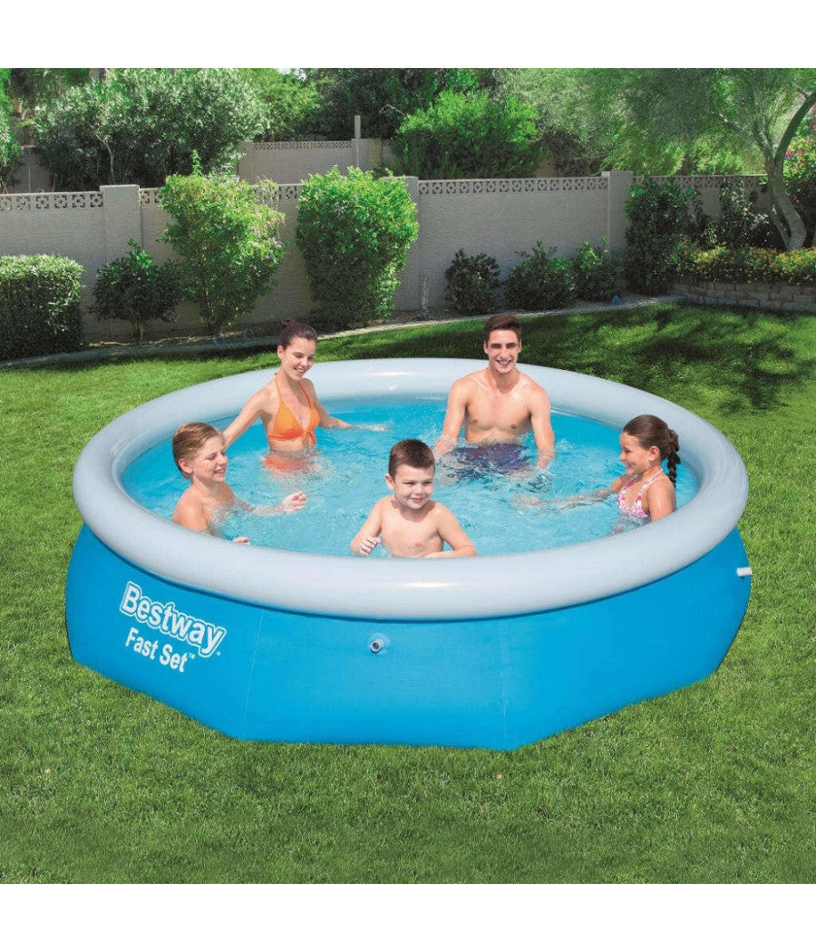 Piscina Gonfiabile Fast Set Rotonda 305x76cm Predisposta Per Pompa Filtro 57266         