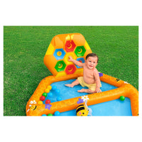 Trade Shop - Piscina Gonfiabile Gioco Alveare Per Bambini Con 20 Palline 2 Api 127x119x61cm 52639 -