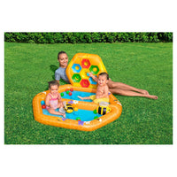 Trade Shop - Piscina Gonfiabile Gioco Alveare Per Bambini Con 20 Palline 2 Api 127x119x61cm 52639 -