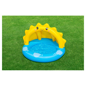 Trade Shop - Piscina Gonfiabile Per Bambini + 2 Anni Sunny Days 101x97x71cm Con Copertura 52637 -
