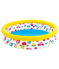Piscina Gonfiabile Per Bambini 3 Anelli 114 X 25 Cm Giardino Terrazzo 132 Lt         