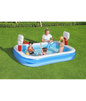 Piscina Gonfiabile Per Bambini 3 Anni+ Gioco Pallacanestro Basket Giardino 54122         