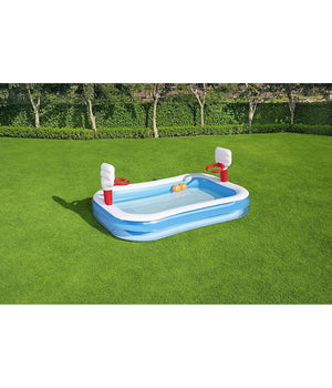 Piscina Gonfiabile Per Bambini 3 Anni+ Gioco Pallacanestro Basket Giardino 54122         