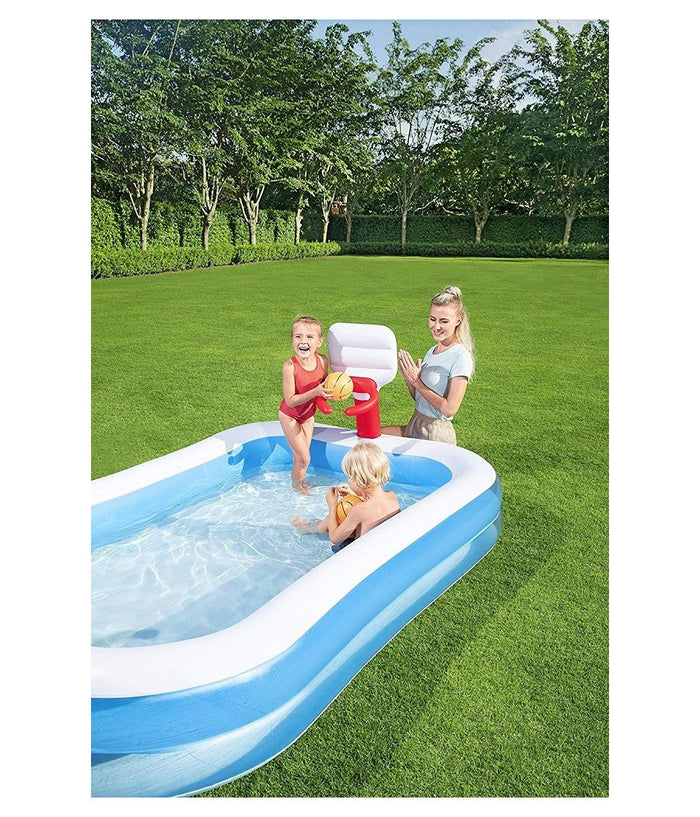 Piscina Gonfiabile Per Bambini 3 Anni+ Gioco Pallacanestro Basket Giardino 54122         